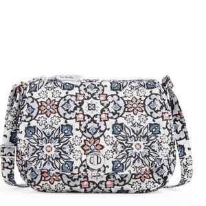 Vera Bradley Saddle Crossbody Bag - Lisbon Medallion
